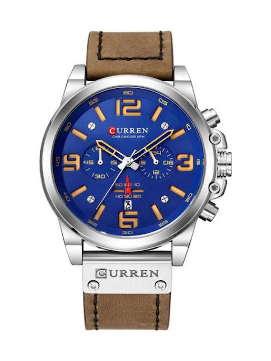 Curren Men's Watch 47mm Chronograph Battery wit...