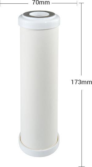Atlas Filtri Water Filter Replacement Central Water Filtration System Ceramic 7" AB 7 SX 0.4 μm