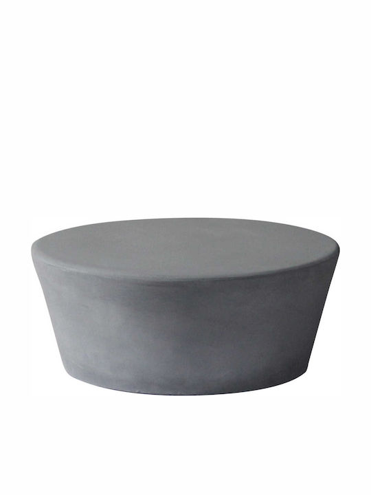 Tisch für kleine Außenbereiche Stabil Concrete Cement Grey 75x75x30cm
