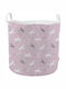 Minene Children's Storage Basket made of Fabric Unicorns Pink 45x40cm 1pcs