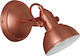 Trio Lighting Gina Single Spot with Socket E14 in Copper Color