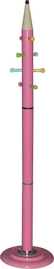 Woodwell Pencil Cuiere de podea Metal Pink 37x37x170cm