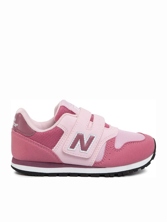 New Balance Παιδικά Sneakers με Σκρατς Ροζ