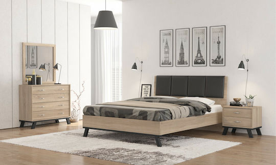 Schlafzimmer Set No 69 Latte 160x200cm 5Stück