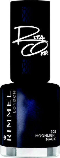 Rimmel 60 Seconds Shades By Rita Ora Luciu Oja Albastru Marin 8ml