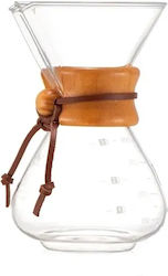 Καφετιέρα Feggrini Pour Over Γυάλινη 400ml