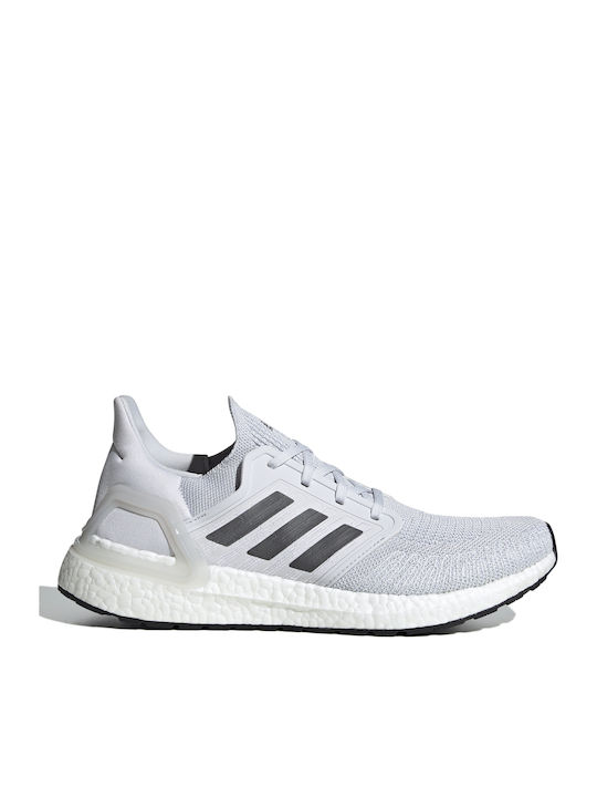 Adidas Ultraboost 20 Ανδρικά Αθλητικά Παπούτσια Running Dash Grey / Grey Five / Solar Red