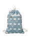 Fresk Whale Kinder Rucksack Rucksack Blau 27cmcm