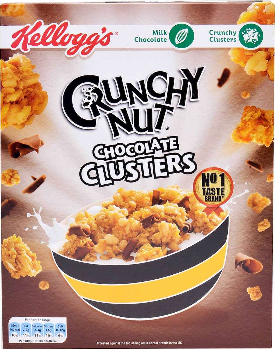 Kellogg's Crunchy Nut Chocolate Clusters 450gr Skroutz.gr