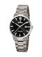 Festina Classic Titanium Chrono Watch Battery with Silver Metal Bracelet