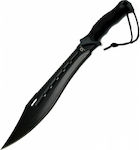WithArmour Bombardier Machete Black with Blade made of Steel in Sheath