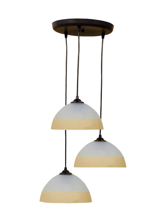 Heronia Pendant Light Suspension Bell for Socket E27 Beige