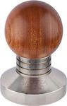 Motta Tamper with Flat Surface 58mm in Brown Color