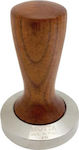 Motta Tamper with Flat Surface 58mm in Brown Color