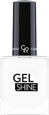 Golden Rose Extreme Gel Shine Gloss Βερνίκι Νυχιών Λευκό 02 10.2ml