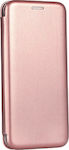 Forcell Elegance Book Δερματίνης Ροζ Χρυσό (Galaxy A51)