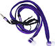 XT In-ear Handsfree με Βύσμα 3.5mm Μωβ