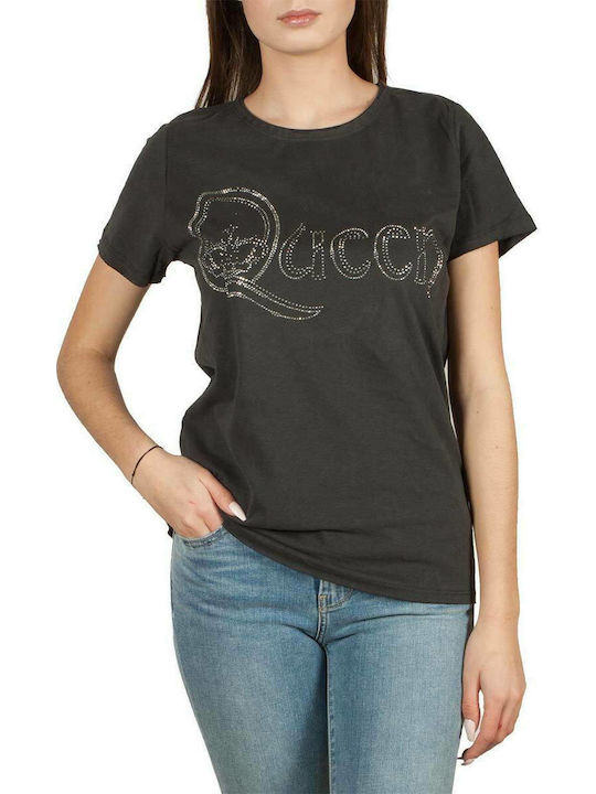 Amplified Queen Logo t-shirt pentru femei - zav770d14