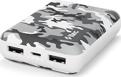 TTEC ReCharger 10000mAh Λευκό Camouflage
