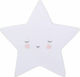 A Little Lovely Company Led Kids Decorative Lamp Sleeping Star with Color Changes White