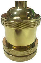 Eurolamp Socket E27 Gold 147-23063