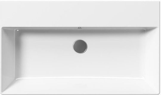 GSI Kube-X Countertop Sink Porcelain 80x47x16cm White
