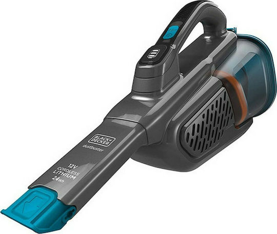 Black & Decker Επαναφορτιζόμενο Σκουπάκι Χειρός 12V Γκρι