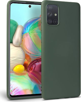 Tech-Protect Icon Silicone Back Cover Green (Galaxy A71)