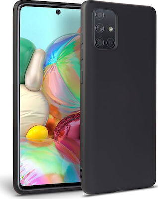 Tech-Protect Icon Back Cover Σιλικόνης Μαύρο (Galaxy A71)