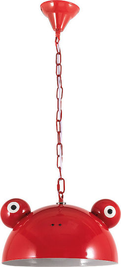 ARlight Frosch Einfaches Licht Kinderdeckenleuchte Deckenleuchte mit Fassung E27 Red