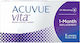 Acuvue Vita 3 Μηνιαίοι Φακοί Επαφής Σιλικόνης Υδρογέλης με UV Προστασία