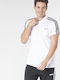 Adidas Designed 2 Move Herren Sportliches Kurzarmshirt Polo Weiß
