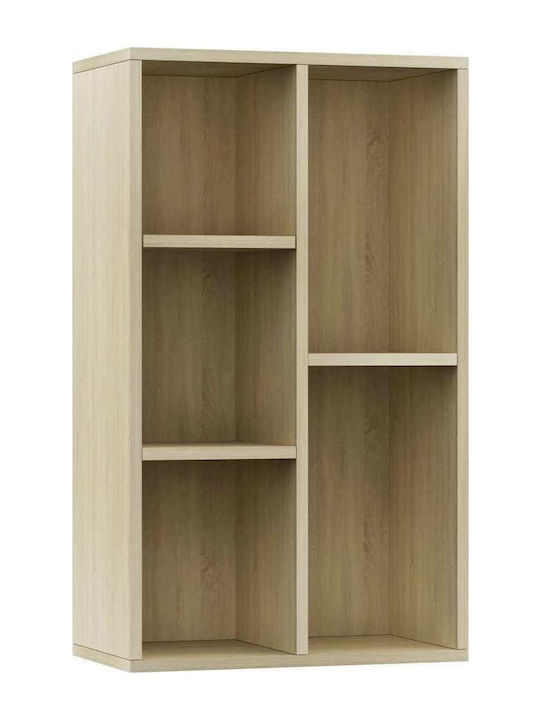 Floor Chipboard Bookcase Sonoma 45x25x80cm