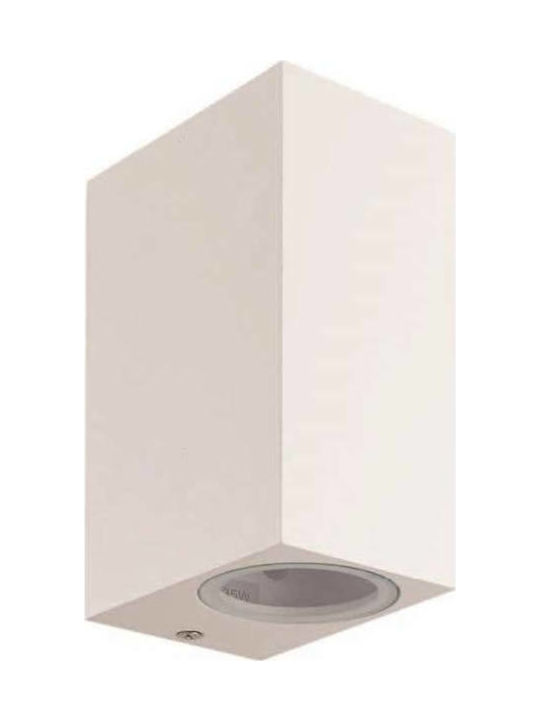 Lucido Brick 2 Lamp Wall White