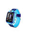 Kids Smartwatch with GPS and Rubber/Plastic Strap Blue