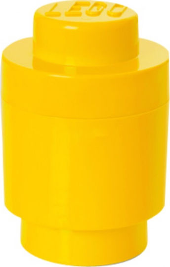 LEGO din Plastic 1 Round Galben 12x12x12cm 1buc