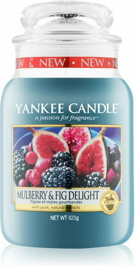 Yankee Candle Αρωματικό Κερί Mulberry & Fig Delight Μπλε 623gr 1556245 Yankee Candle Αρωματικό Κερί Mulberry & Fig Delight Μπλε 623gr 1556245