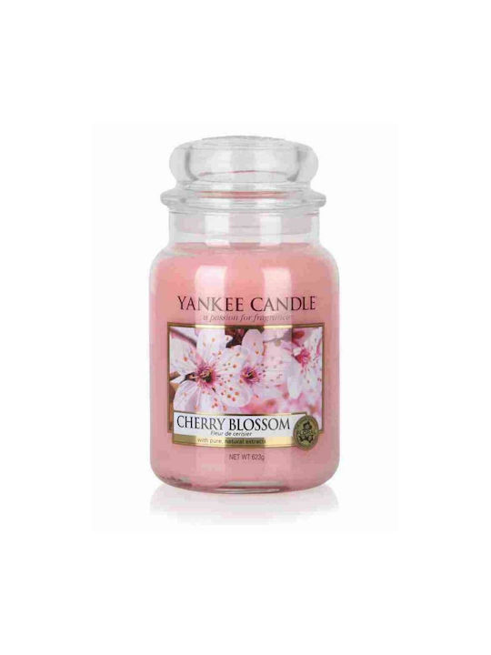 Yankee Candle Scented Candle Jar with Scent Cherry Blossom Pink 623gr 1pcs