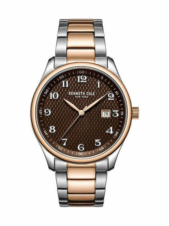 Kenneth Cole Ανδρικό Ρολόι 42mm Μπαταρίας με Ασ...