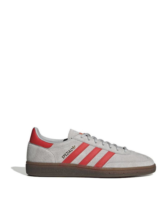 Handball Spezial Ανδρικά Sneakers Grey Two / Hi Res Red / Gold Metallic