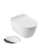 Serel Sapphire Rimless Wall-Mounted Toilet White