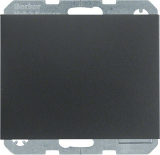 Hager Schuko Matte K.1 Power Socket Charcoal 1pcs