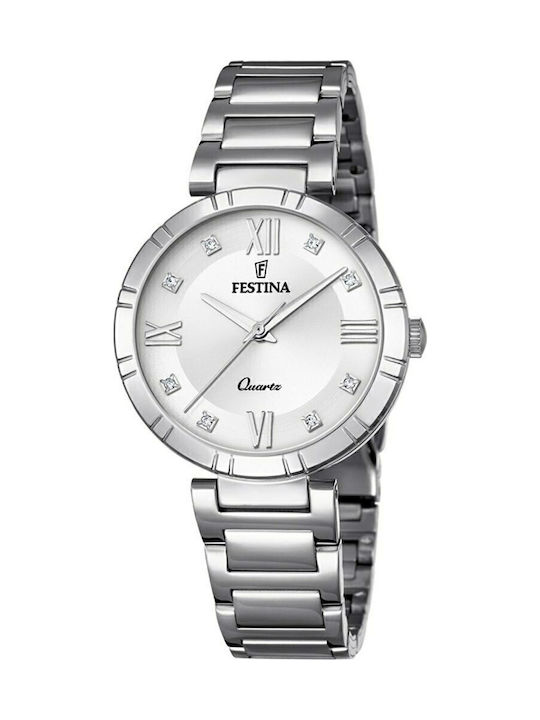 Festina Mademoiselle Ceas de Damă cu Argintiu B...