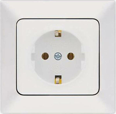 Eurolamp Nead Single Power Socket White