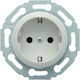 Hager Serie 1930 Power Socket White 1pcs
