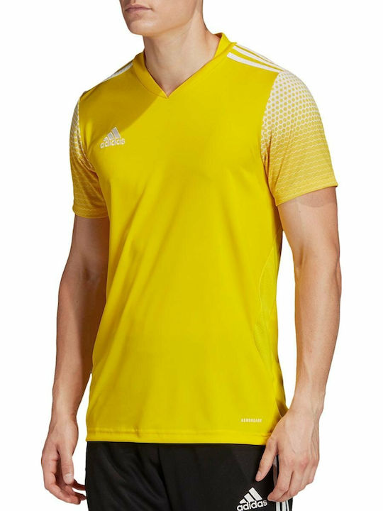 Adidas Regista 20 Bărbați T-shirt Sportiv cu Mânecă Scurtă Galben