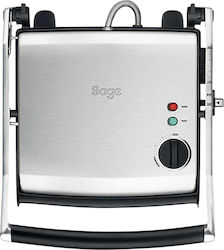 Sage Adjusta Grill 1500W pentru for 2 Sandwiches Sandvișuri Inox