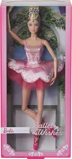 Barbie Ballet Wishes Μπαλαρίνα Συλλεκτική Κούκλα για 6+ Ετών (Διάφορα Σχέδια) 1τμχ
