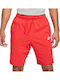 Sportswear Club Αθλητική Ανδρική Βερμούδα Κόκκινη