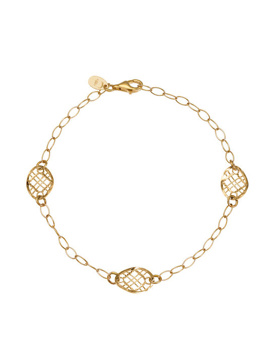 Armband Gold 14K Zöpfe